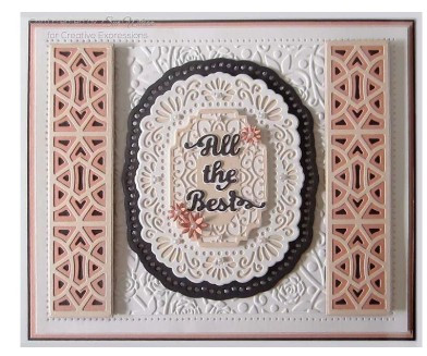 Creative Expressions- Sue Wilson- Mini Shadowed Sentiments- All the Best