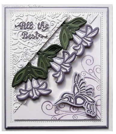 Creative Expressions- Sue Wilson- Mini Shadowed Sentiments- All the Best