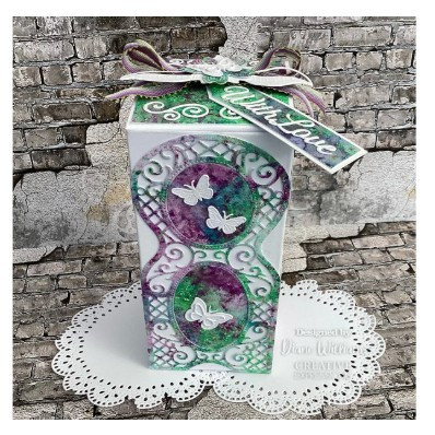 Creative Expressions- Jamie Rodgers- Wings of Wonder Collection- Butterfly Trellis Panel Craft Die