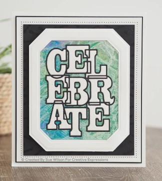 Creative Expressions- Sue Wilson- Noble Collection- Clipped Corner Rectangles Craft Die