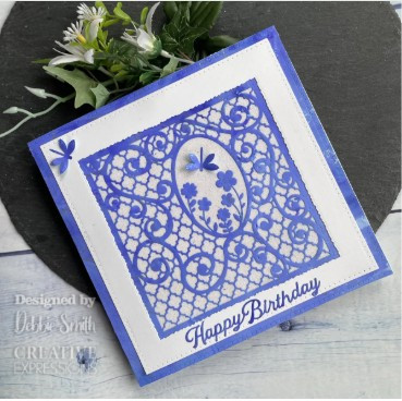 Creative Expressions- Jamie Rodgers- Wings of Wonder Collection- Dragonfly Trellis Aperture Craft Die