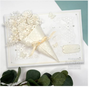 Creative Expressions- Jamie Rodgers- Wings of Wonder Collection- Moroccan Lace Border Craft Die