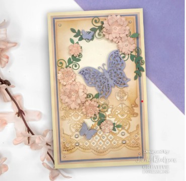 Creative Expressions- Jamie Rodgers- Wings of Wonder Collection- Moroccan Lace Border Craft Die