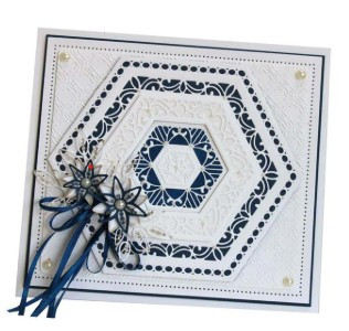 Creative Expressions- Sue Wilson- Noble Collection- Classic Adorned Hexagon Die