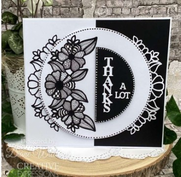 Creative Expressions- Sue Wilson- Shadowed Stacked Sentiment- Thanks Craft Die