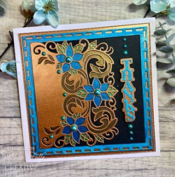 Creative Expressions- Sue Wilson- Shadowed Stacked Sentiment- Thanks Craft Die