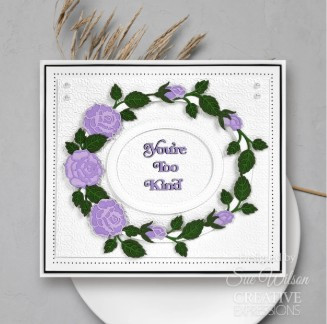 Creative Expressions- Sue Wilson- Mini Shadowed Sentiments- You're Too Kind Craft Die