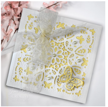 Creative Expressions- Jamie Rodgers- Wings of Wonder Collection- Butterfly Square Frame Craft Die