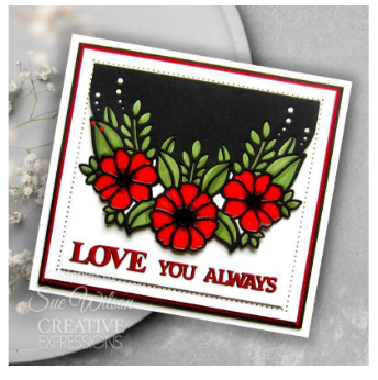 Creative Expressions- Sue Wilson- Shadowed Stacked Sentiment- Love Craft Die