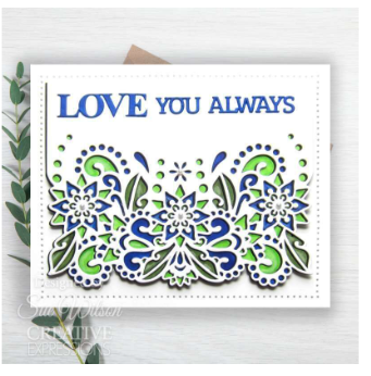 Creative Expressions- Sue Wilson- Shadowed Stacked Sentiment- Love Craft Die