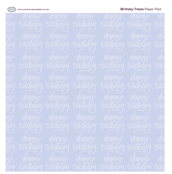 Creative Expressions- 8in x 8in Paper Pad- Sweet Treats