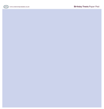 Creative Expressions- 8in x 8in Paper Pad- Sweet Treats