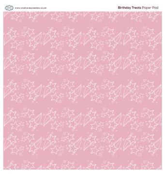 Creative Expressions- 8in x 8in Paper Pad- Sweet Treats