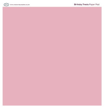 Creative Expressions- 8in x 8in Paper Pad- Sweet Treats