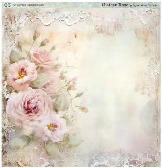 Creative Expressions- Taylor Made Journals 8 in x 8 in Paper Pad- Chateau Rose