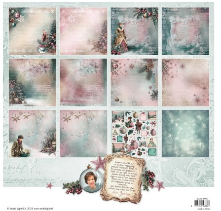 Studio Light Christmas Blush 12x12 6x2 DS Sheets