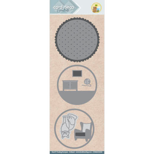 Find It Trading Card Deco Essentials - Build a Scene Dies - Cat