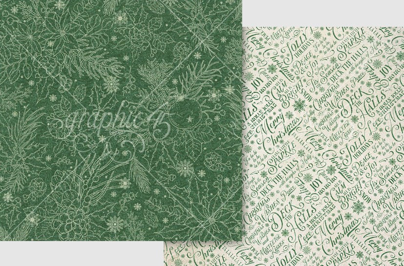 Graphic 45 8x8 Collection Pack- Deck the Halls