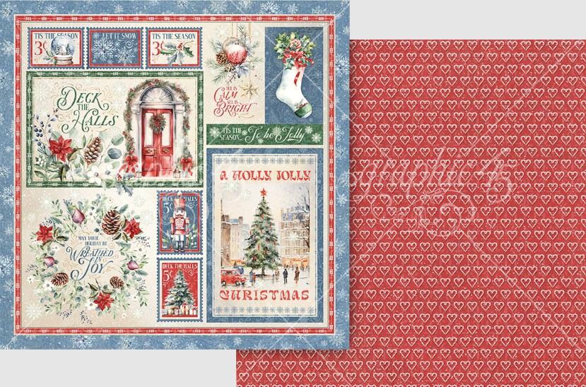 Graphic 45 8x8 Collection Pack- Deck the Halls