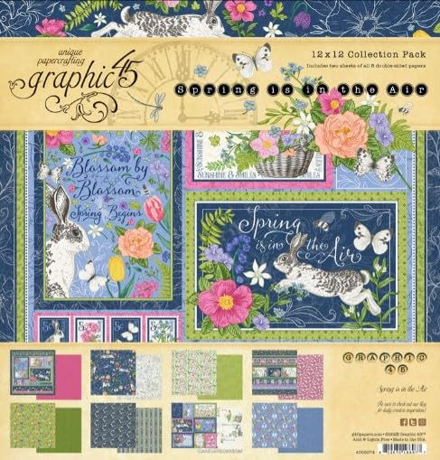Graphic 45 12x12 Collection Pack- Spring is in the Air