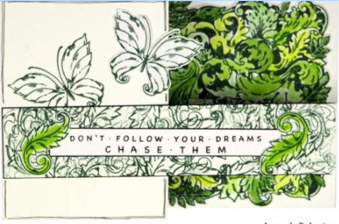 Katkin Krafts- 6 in x 8 in Clear Stamp Set- Beautiful Leaves