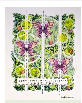 Katkin Krafts- 6 in x 8 in Clear Stamp Set- Beautiful Leaves