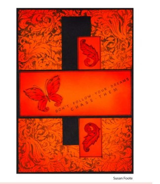 Katkin Krafts- 6 in x 8 in Clear Stamp Set- Beautiful Leaves