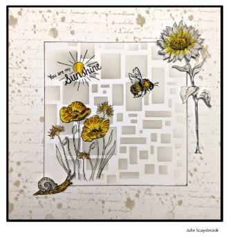 Katkin Krafts- 6 in x 8 in Clear Stamp Set- Summer Fairy