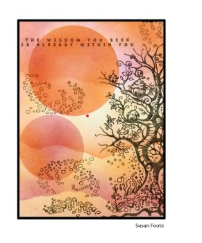 Katkin Krafts- 6 in x 8 in Clear Stamp Set- Tree Of Life