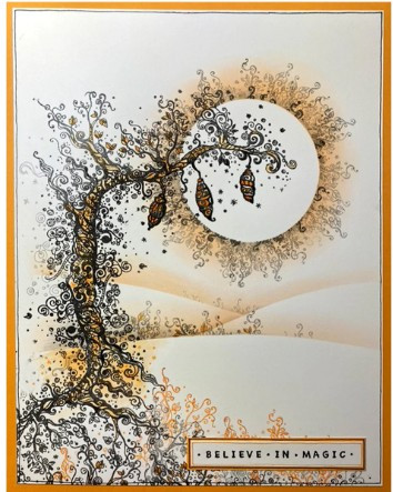 Katkin Krafts- 6 in x 8 in Clear Stamp Set- Winds Of Change