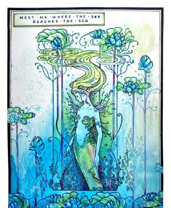 Katkin Krafts- 6 in x 8 in Clear Stamp Set- Pearl