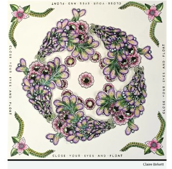 Katkin Krafts- 6 in x 8 in Clear Stamp Set- Sea Wasp