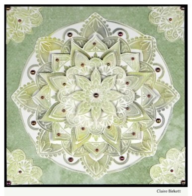 Katkin Krafts- 7 in x 7 in Stencil- Turkish Nights