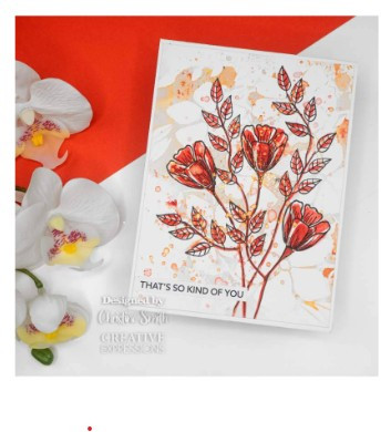 Creative Expressions- Helen Colebrook A6 Stamp Set- Blooming Marvelous