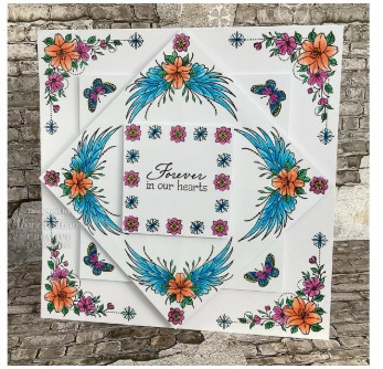 Creative Expressions- Designer Boutique A6 Clear Stamp Set- Tranquil Garden