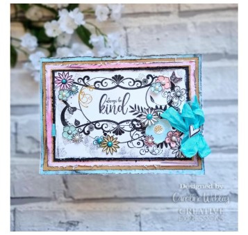 Creative Expressions- Designer Boutique A6 Clear Stamp Set- Be Kind