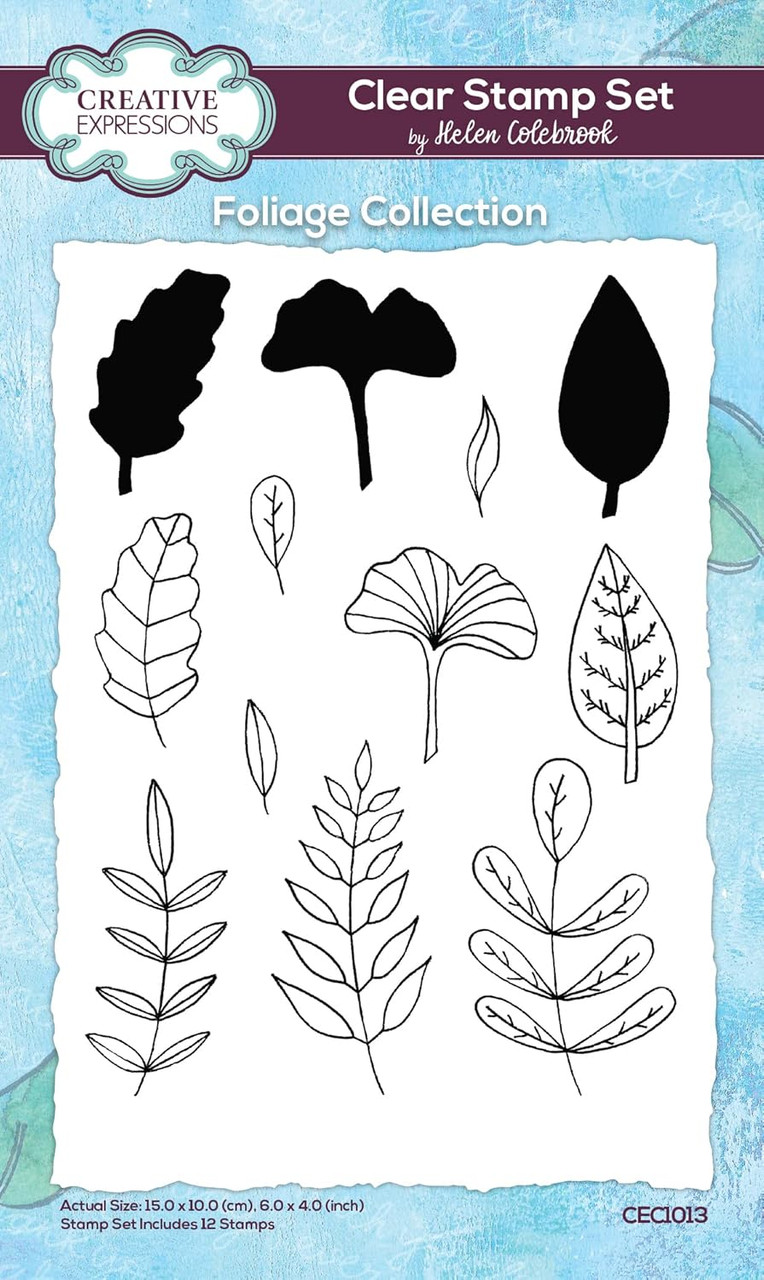 Creative Expressions- Helen Colebrook A6 Stamp Set- Foliage Collection