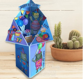 Creative Expressions- Jane's Doodles A5 Clear Stamp Set- It's Your Day