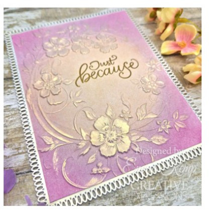 Creative Expressions- A6 Clear Stamp Set- Blossom Wreath Sentiments