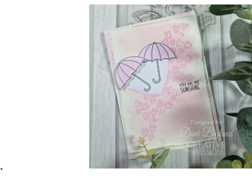 Creative Expressions- Jane's Doodles A6 Clear Stamp Set- Rain or Shine