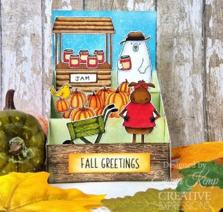Creative Expressions- Jane's Doodles A5 Clear Stamp Set- Apple Pumpkin Spice