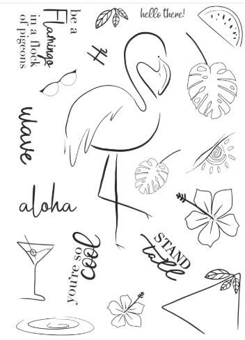 Creative Expressions- Bonnita Moaby A5 Clear Stamp Set- Hello Sunshine