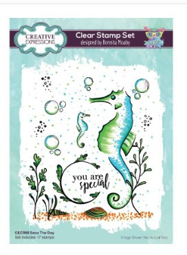 Creative Expressions- Bonnita Moaby A5 Clear Stamp Set- Seas The Day