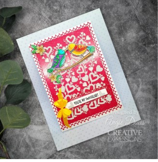 Creative Expressions- Jane's Doodles A5 Clear Stamp Set- Birdsong Blooms