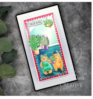 Creative Expressions- Jane's Doodles A5 Clear Stamp Set- Plant Nursery