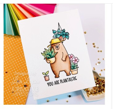 Creative Expressions- Jane's Doodles A5 Clear Stamp Set- Plant Nursery