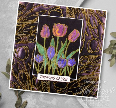 Creative Expressions- Jane's Doodles A6 Clear Stamp Set- Tulip & Crocus
