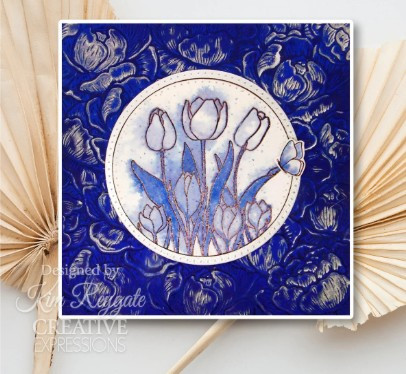 Creative Expressions- Jane's Doodles A6 Clear Stamp Set- Tulip & Crocus