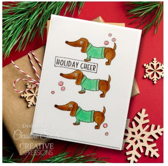 Creative Expressions- Jane's Doodles A5 Clear Stamp Set- O Christmas Tree