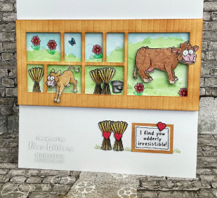 Creative Expressions- Designer Boutique A6 Clear Stamp Set- Udderly IrresistIble